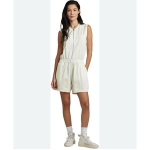 G-Star RAW Women's XS Sports Playsuit Romper Salo Jersey Lightest Sky NEW‎